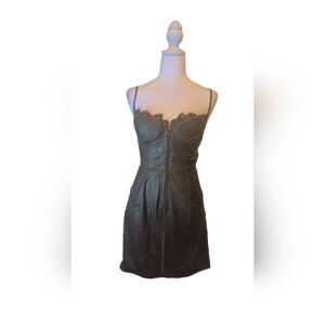 🔥 ChicMe Faux Leather Zip Up Dress 🔥